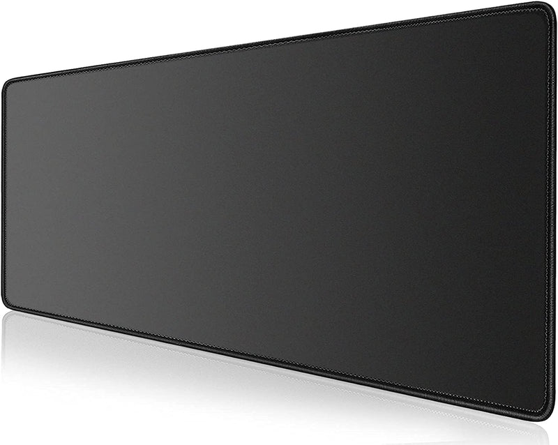 Gaming Mouse Pad, XXL Large Extended Mousepad, 35.4X15.7 in with Stitched Edges Computer Keyboard Desk Pad, with Waterproof Non-Slip Base for Home/Office/Gaming/Work/Mouse Pads for Desk, Black