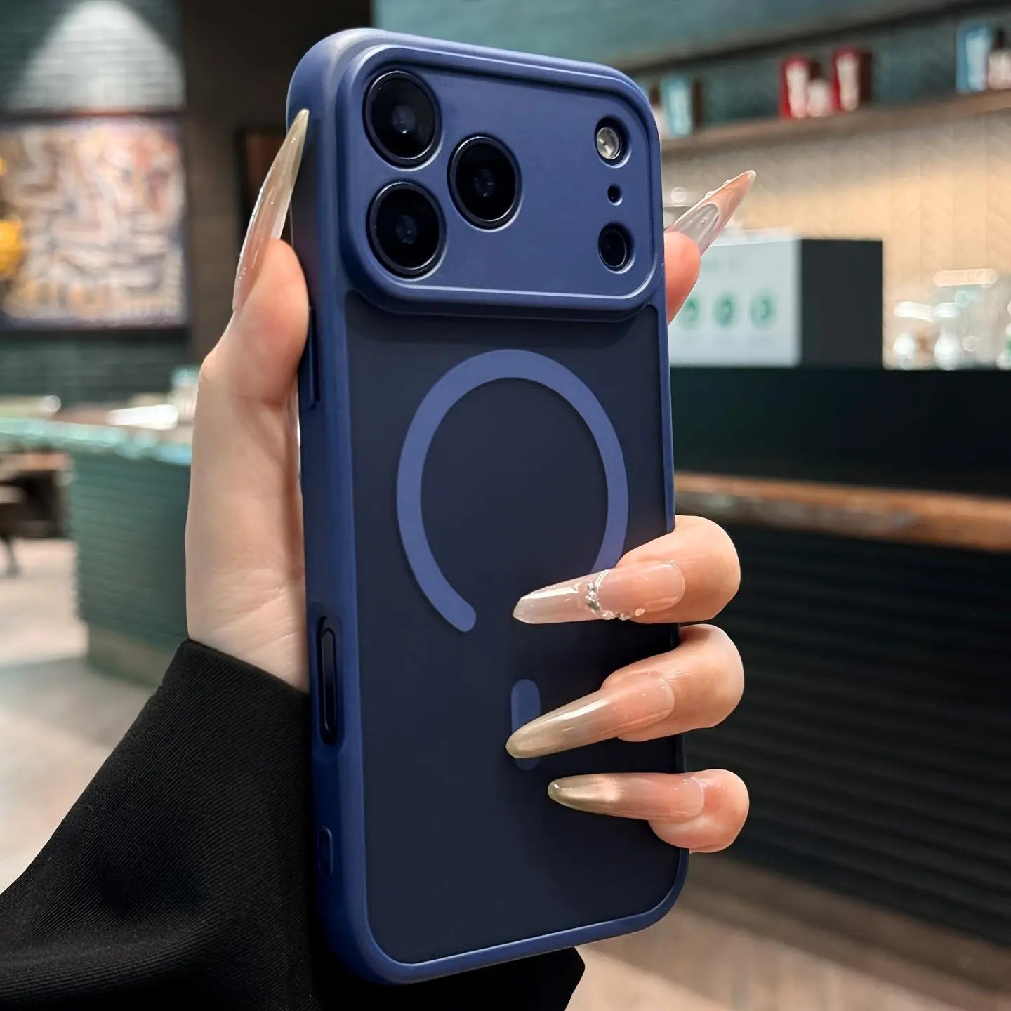 Premium Matte Phone Case for Wireless Charging Compatibility with iPhone 17 Pro Max, 16, 15, 14, 13, 12, 11 Pro, Plus, Air, and Samsung Galaxy S Series—Designed for Comfort and Skin-Friendly Touch.