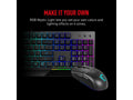Vigor GK30 Combo, 6-Zone RGB GK30 Gaming Keyboard & GM11 Gaming Mouse, Water Repellent & Splash-Proof, 5000 DPI