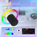 PD200X RGB Gaming Microphone Dynamic Microphone USB/XLR Dual Mode Microphone Podcast Mic RGB XLR/USB Gaming Podcasting Mic