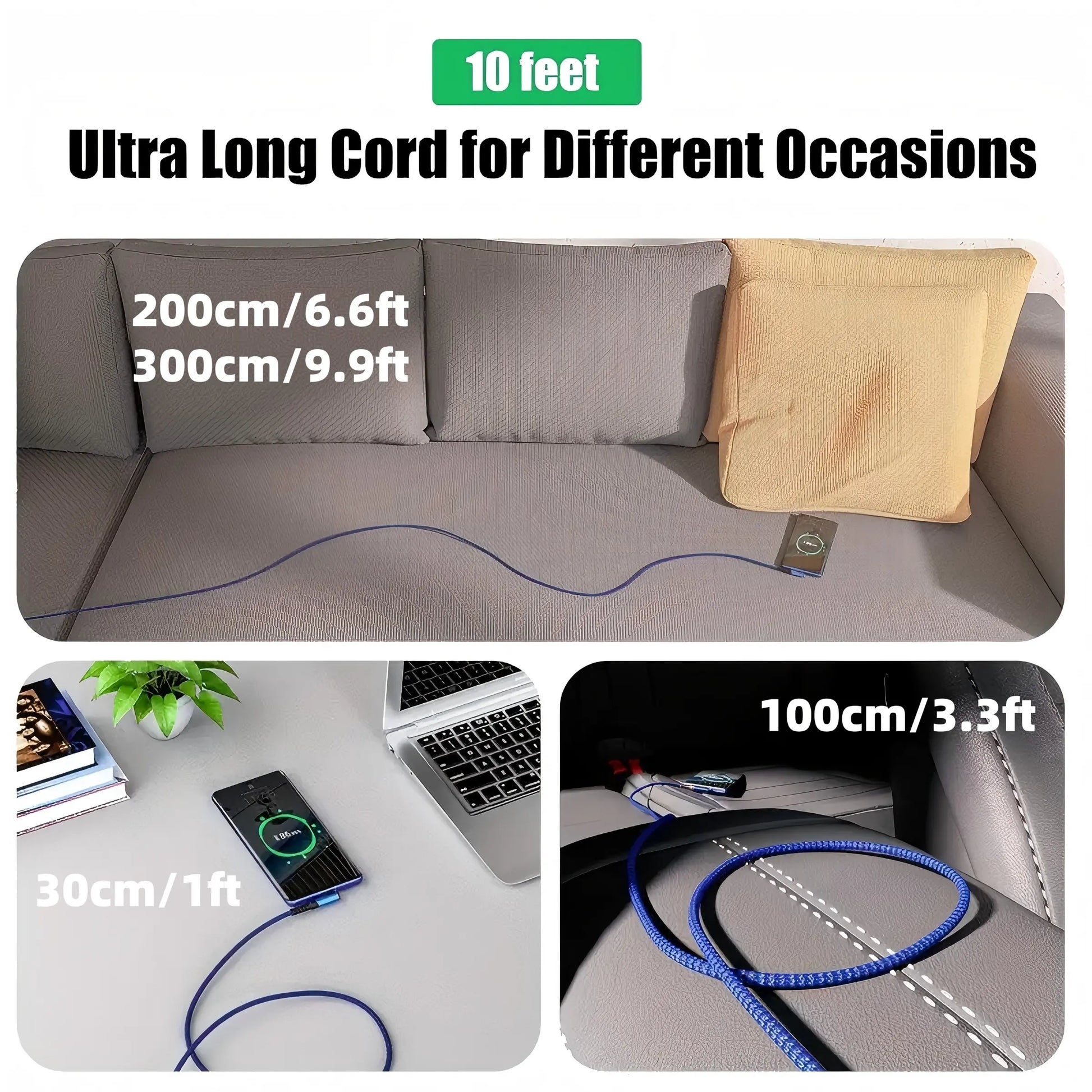90-Degree USB C Cable - Right Angle Nylon Braided Fast Charging Cable for Smartphones, iPhone 16 Pro Max, Samsung Galaxy S24 Ultra, and iPad Air 6