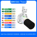 PD200X RGB Gaming Microphone Dynamic Microphone USB/XLR Dual Mode Microphone Podcast Mic RGB XLR/USB Gaming Podcasting Mic