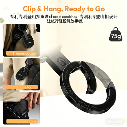 MagSafe-Compatible 360° Rotatable Phone Holder for Car, Desk, and Travel - Universal Smartphone Grip