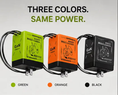 66W Retractable Gan Charger | Dual Fast Charging for USB-C and iPhone