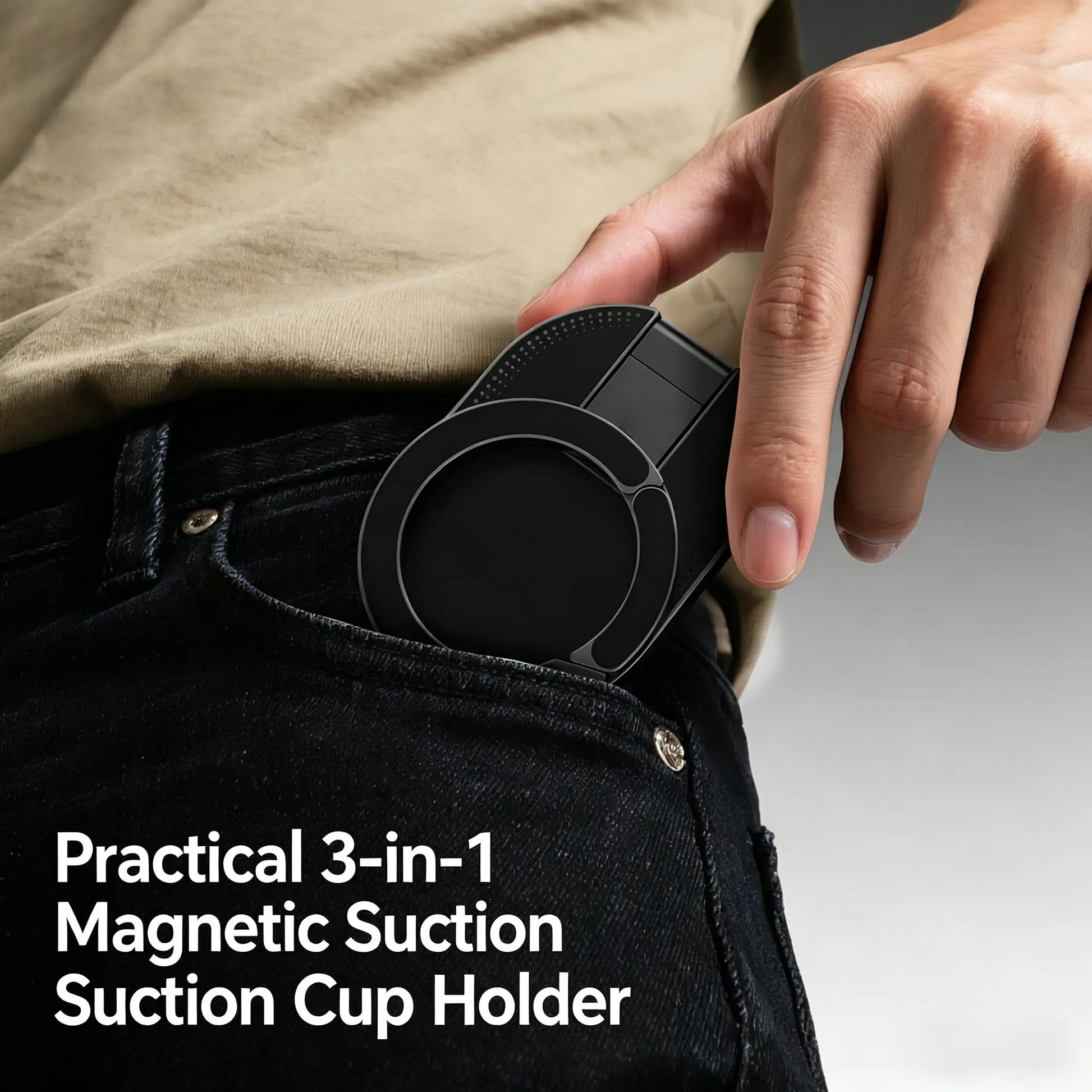 MagSafe-Compatible 360° Rotatable Phone Holder for Car, Desk, and Travel - Universal Smartphone Grip