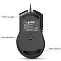 Wired Gaming Mouse, RGB Backlit Computer PC Gaming Mice, Ergonomic Mouse, USB Optical Mice with 7 Buttons, 4 Adjustable DPI up to 3200, Fit for Windows 7/8/10/XP, Vista, Linux, Mac OS, Pink/Black