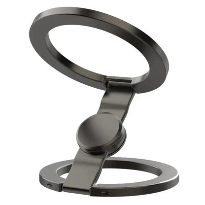 FUDUOO Dual Magnetic Phone Stand and Fidget Spinner Combo - Foldable 360° Rotation Phone Holder, Magsafe Compatible Stress Relief Accessory for Home, Office, Travel, and Gym