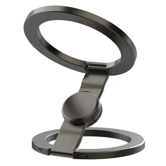 FUDUOO Dual Magnetic Phone Stand and Fidget Spinner Combo - Foldable 360° Rotation Phone Holder, Magsafe Compatible Stress Relief Accessory for Home, Office, Travel, and Gym