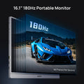 Z3FC 16.1" 2.5K 180Hz Portable Gaming Monitor Freesync