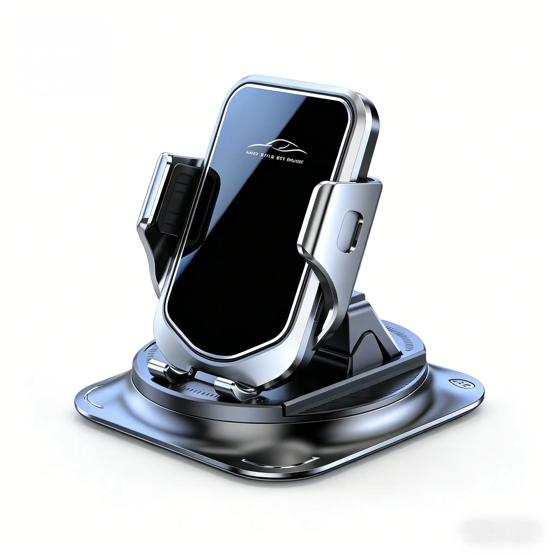 Universal 360° Rotating Car Phone Mount - Dashboard Holder Compatible with All Smartphones