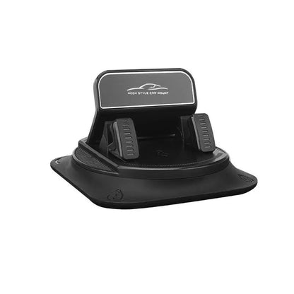 Universal 360° Rotating Car Phone Mount - Dashboard Holder Compatible with All Smartphones