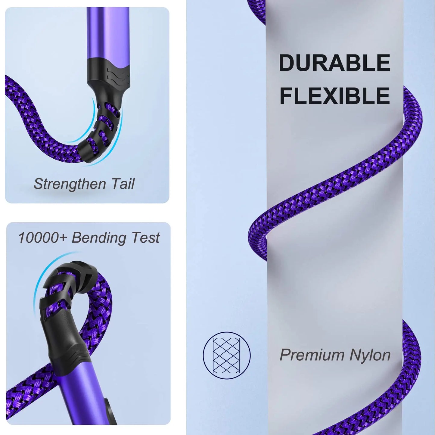90-Degree USB C Cable - Right Angle Nylon Braided Fast Charging Cable for Smartphones, iPhone 16 Pro Max, Samsung Galaxy S24 Ultra, and iPad Air 6
