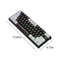 Gaming Keyboard 60 Percent, Wired Ultra-Compact Mechanical Keyboard 61 Keys,Rgb Backlit with Blue Switch Mini Keyboards for Windows Macos Linux-Easy to Carry on Trip