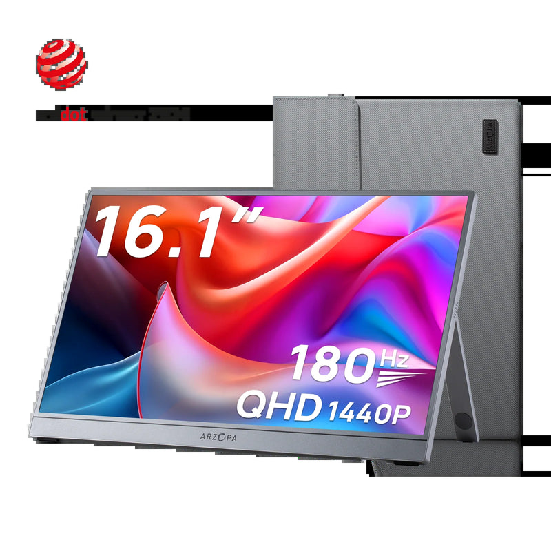 Z3FC 16.1" 2.5K 180Hz Portable Gaming Monitor Freesync
