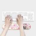 Wrist Rest - Large Mouse Pad with Non-Slip Base Stitched Edges, Desk Mat for Gamer, Office & Home