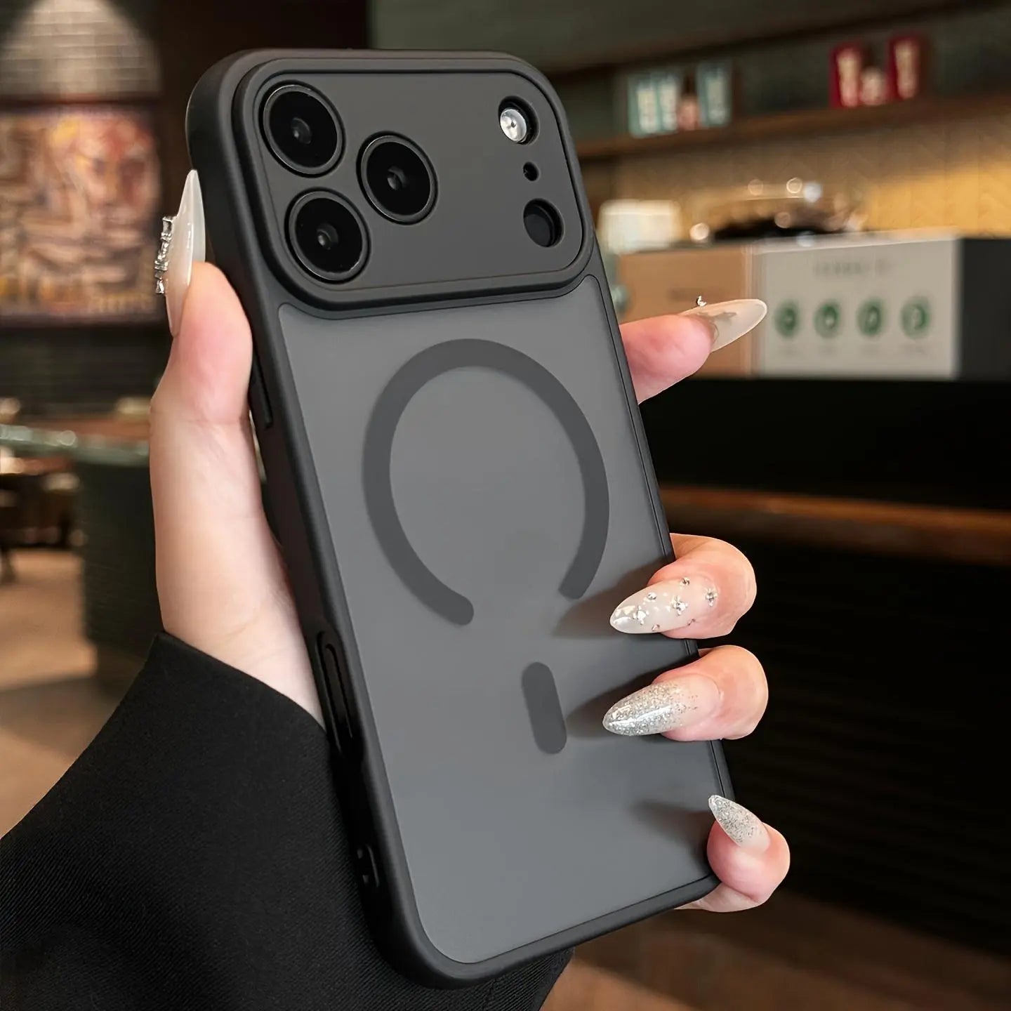 Premium Matte Phone Case for Wireless Charging Compatibility with iPhone 17 Pro Max, 16, 15, 14, 13, 12, 11 Pro, Plus, Air, and Samsung Galaxy S Series—Designed for Comfort and Skin-Friendly Touch.