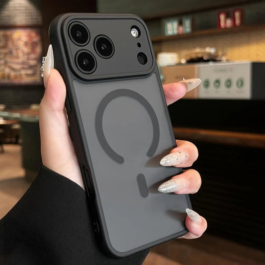 Premium Matte Phone Case for Wireless Charging Compatibility with iPhone 17 Pro Max, 16, 15, 14, 13, 12, 11 Pro, Plus, Air, and Samsung Galaxy S Series—Designed for Comfort and Skin-Friendly Touch.