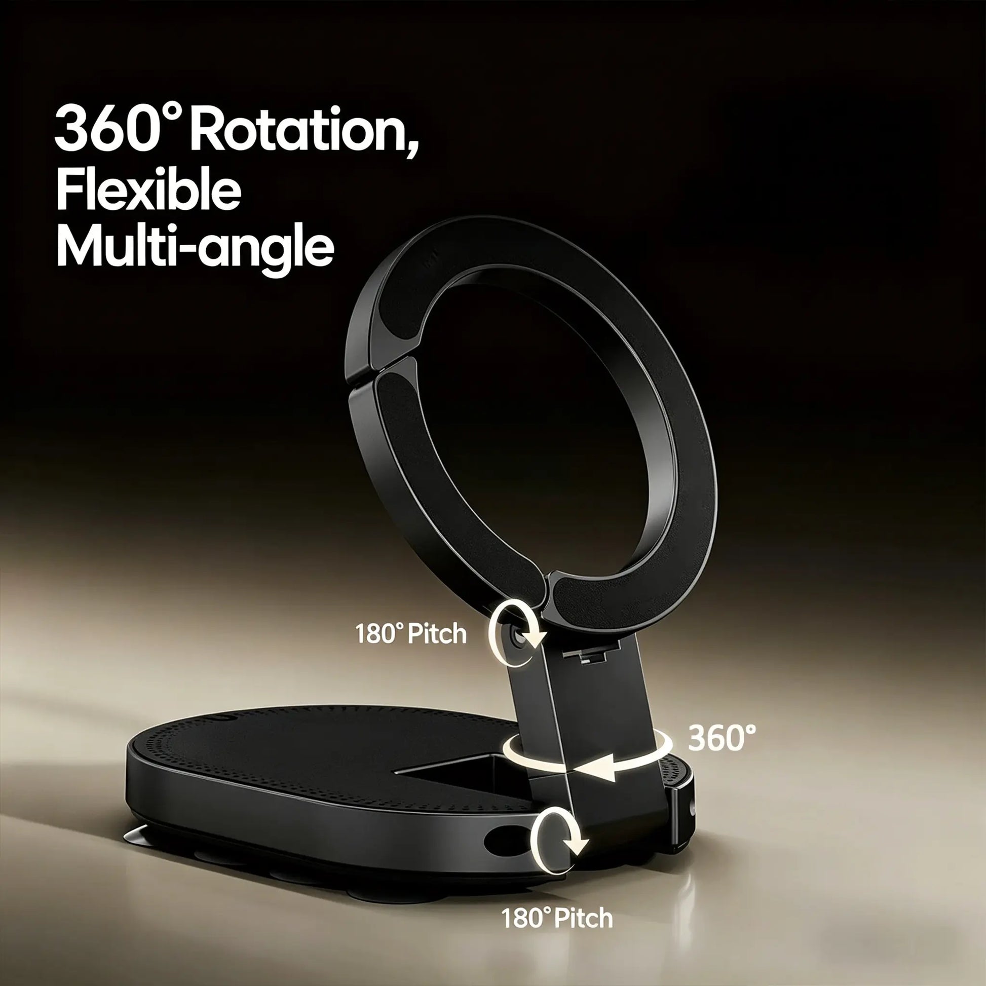 MagSafe-Compatible 360° Rotatable Phone Holder for Car, Desk, and Travel - Universal Smartphone Grip