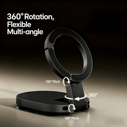 MagSafe-Compatible 360° Rotatable Phone Holder for Car, Desk, and Travel - Universal Smartphone Grip