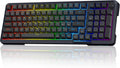 Wireless Mechanical Keyboard, 3 Mode Gasket Mounted RGB Gaming Keyboard with Volume Knob, Pre-Lubed Linear Switches, Mda-Profile, 98 Keys Hot Swappable Creamy Keyboard for Pc/Tablet/Xbox/Ps4